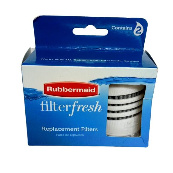 Rubbermaid Water Bottle Filter Refill 1J63 VTG Travel Prep 💧 - Picture 1 of 11